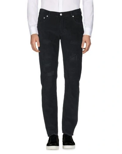 Shop Mauro Grifoni Man Pants Black Size 30 Cotton, Elastane