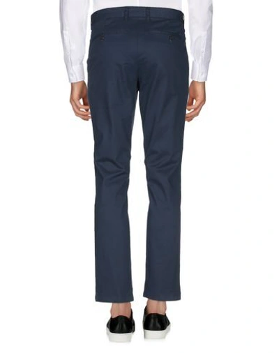 Shop Michael Kors Mens Man Pants Midnight Blue Size 30w-32l Cotton, Elastane