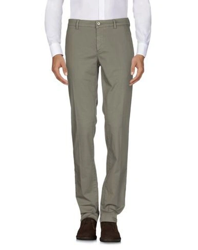 Shop Mason's Man Pants Military Green Size 40 Cotton, Elastane