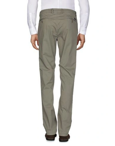Shop Mason's Man Pants Military Green Size 40 Cotton, Elastane