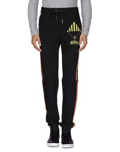 Shop Icosae Casual Pants In Black