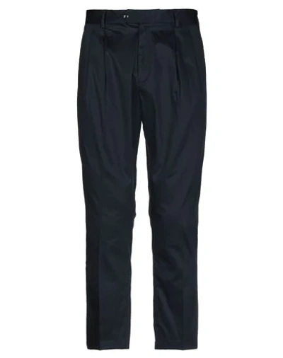 Shop Alessandro Dell'acqua Casual Pants In Dark Blue