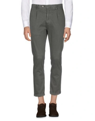 Be Able Man Pants Military Green Size 33 Cotton, Elastane In Green
