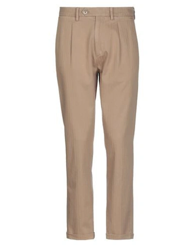 Shop Be Able Man Pants Sand Size 33 Cotton, Elastane In Beige