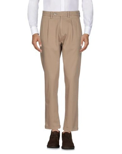 Shop Be Able Man Pants Sand Size 33 Cotton, Elastane In Beige