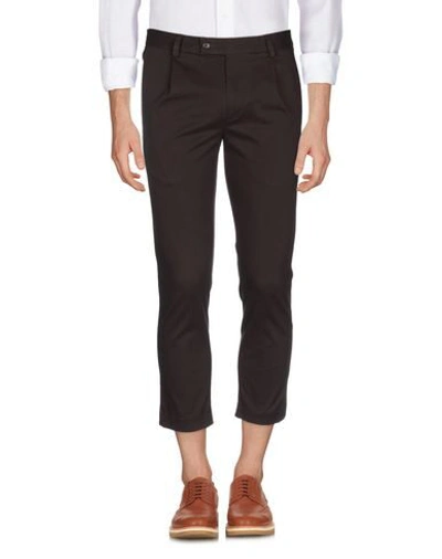 Grey Daniele Alessandrini Pants In Brown