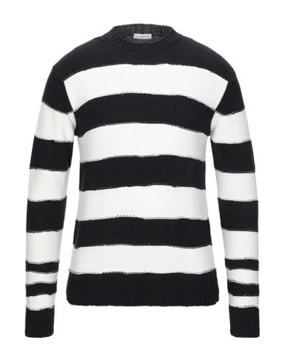Shop Paolo Pecora Man Sweater Black Size L Cotton, Polyamide