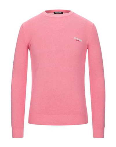 Shop Roberto Cavalli Sport Sweaters In Pink