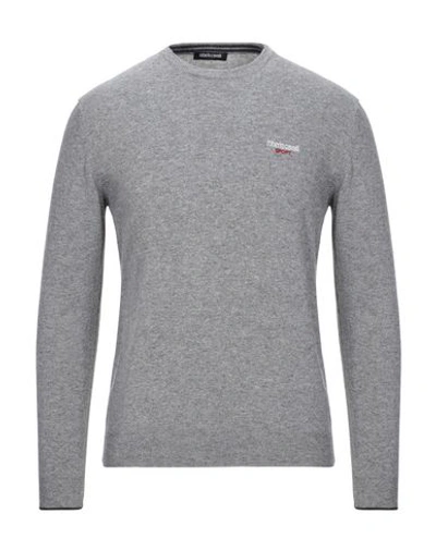 Shop Roberto Cavalli Sport Sweaters In Grey