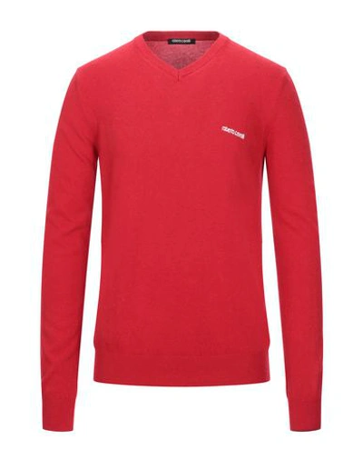 Shop Roberto Cavalli Sport Sweater In Red