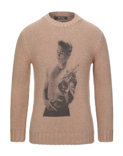 Shop Obvious Basic Sweaters In Camel