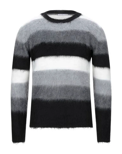 Grey Daniele Alessandrini Sweaters In Grey