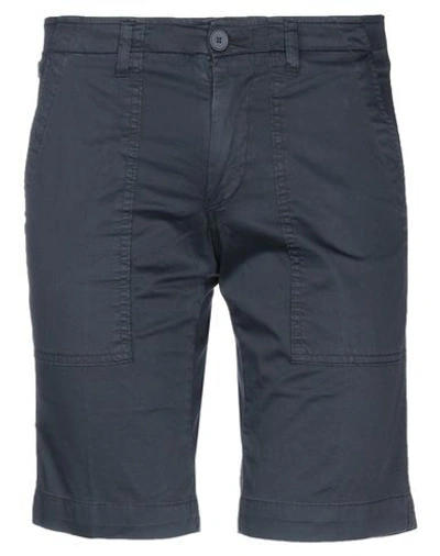 Shop Dondup Shorts & Bermuda In Dark Blue