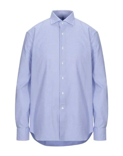 Shop Alessandro Gherardi Patterned Shirt In Blue