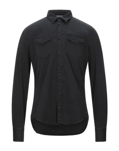 Shop Aglini Shirts In Black