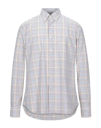 Shop Alessandro Gherardi Checked Shirt In White