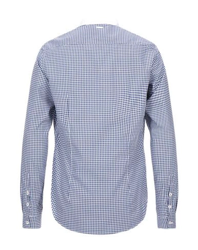 Shop Aglini Shirts In Blue