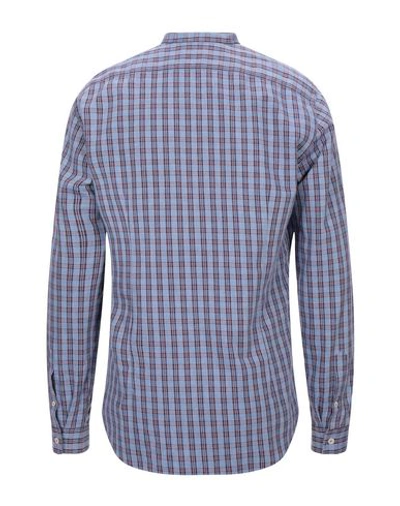Alessandro Gherardi Checked Shirt In Slate Blue