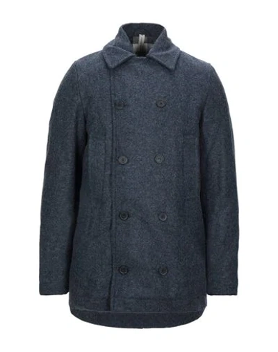 Shop Novemb3r Coat In Blue