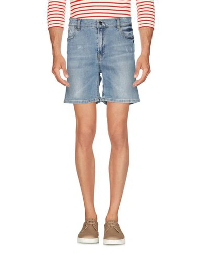 Shop Kaos Denim Shorts In Blue