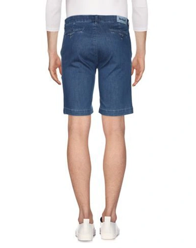 Shop Re-hash Denim Bermudas In Blue