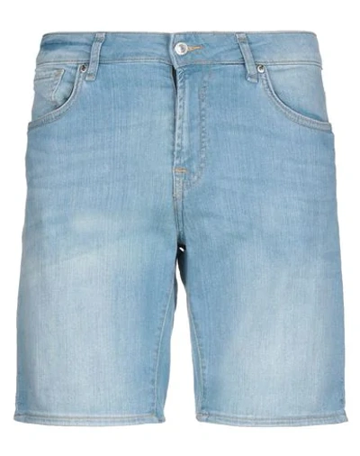 Shop Guess Man Denim Shorts Blue Size 26 Cotton, Polyester, Elastane
