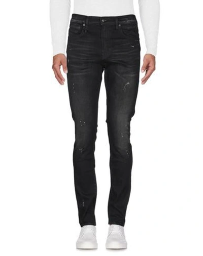 R13 Denim Pants In Black