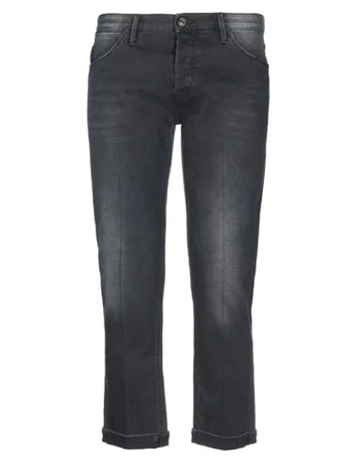 Shop Pt05 Pt Torino Man Jeans Steel Grey Size 37 Cotton, Elastane
