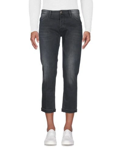 Shop Pt05 Pt Torino Man Jeans Steel Grey Size 37 Cotton, Elastane