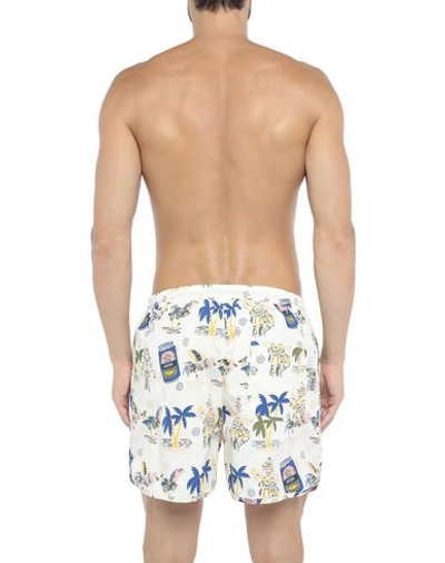 Shop A Kind Of Guise Swim Trunks In Ivory