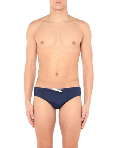 Shop Sundek Swim Briefs In Dark Blue