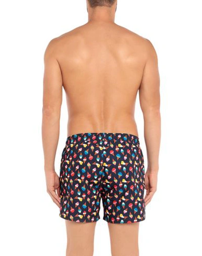 Shop Happy Socks Swim Shorts In Dark Blue