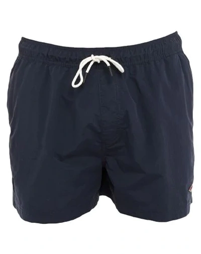 Shop Bear Swim Shorts In Dark Blue