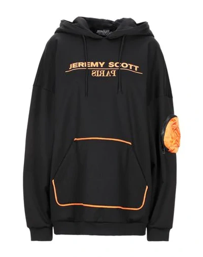 Shop Jeremy Scott Woman Sweatshirt Black Size 4 Cotton, Polyamide, Elastane