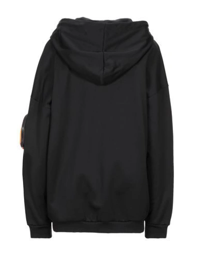 Shop Jeremy Scott Woman Sweatshirt Black Size 4 Cotton, Polyamide, Elastane