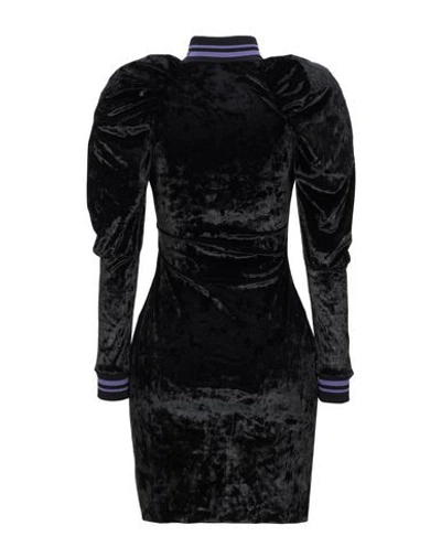 Shop Gcds Woman Mini Dress Black Size M Polyester, Elastane, Polyamide, Cotton
