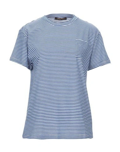 Shop Paolo Pecora T-shirts In Blue