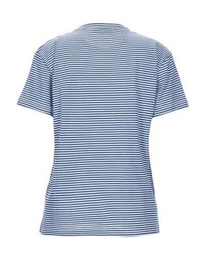 Shop Paolo Pecora T-shirts In Blue