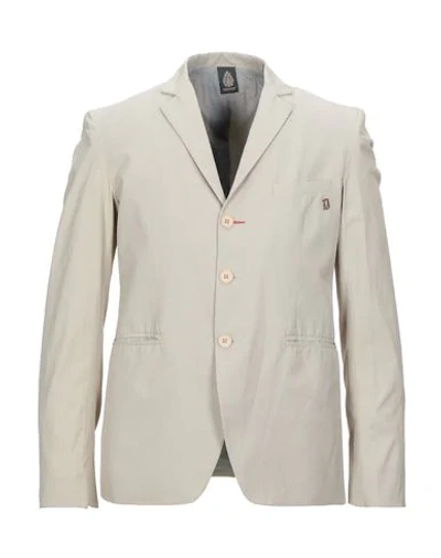 Shop Dondup Suit Jackets In Beige