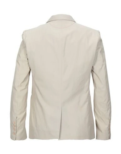Shop Dondup Suit Jackets In Beige