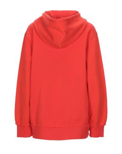Shop Golden Goose Woman Sweatshirt Red Size S Cotton, Elastane