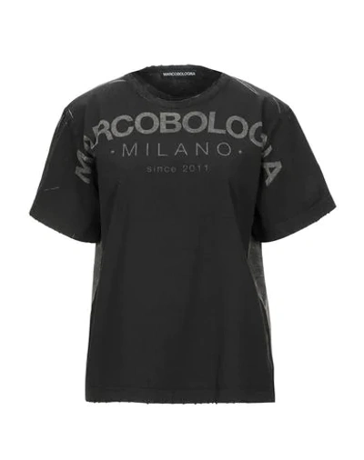 Shop Marco Bologna T-shirts In Black