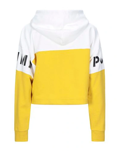 Shop Puma Sweatshirts In Yellow