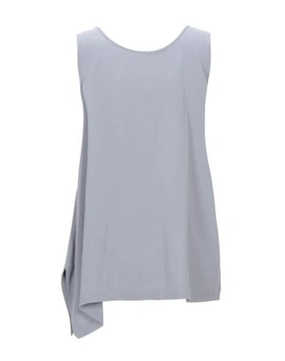 Shop Crea Concept Woman Top Light Grey Size 8 Modal, Polyester
