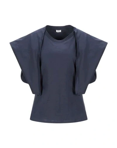 Shop Aalto T-shirts In Dark Blue