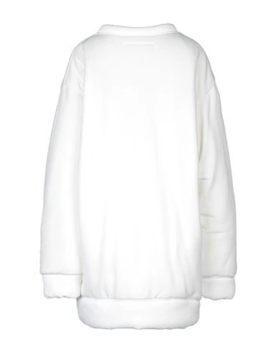 Shop Mm6 Maison Margiela Sweatshirts In Ivory