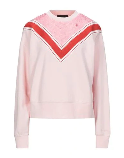 Shop Sportmax Code Sweatshirt In Light Pink