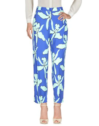 Shop Incotex Casual Pants In Blue