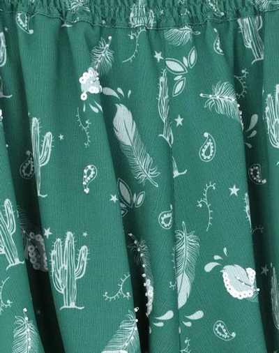 Chiara Ferragni Woman Shorts & Bermuda Shorts Green Size S Polyester In Green