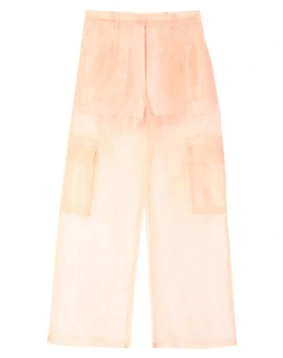 Shop Aéryne Casual Pants In Apricot